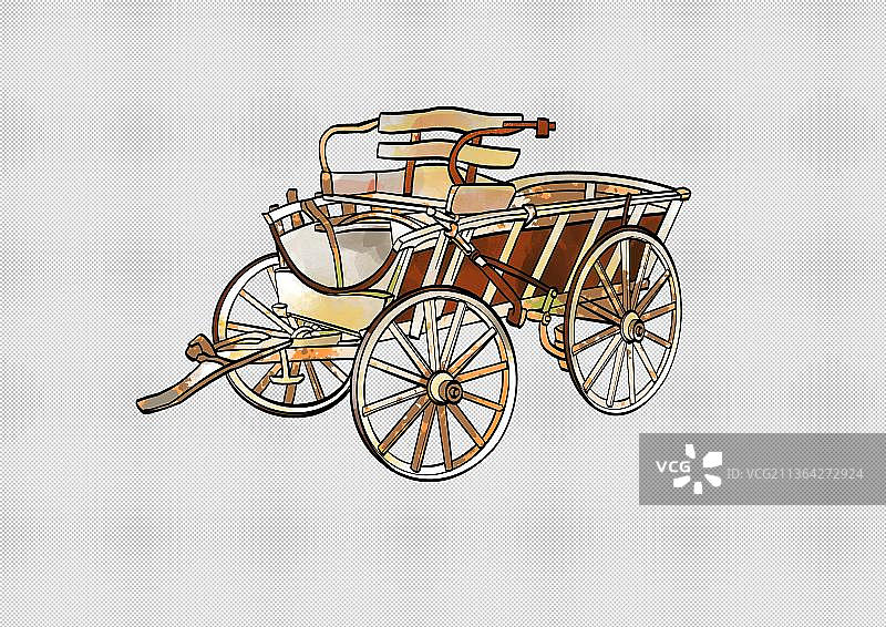 交通工具人力车马船图片素材