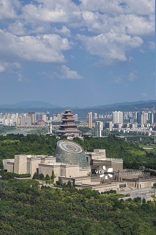 宝鸡城市风光图片素材