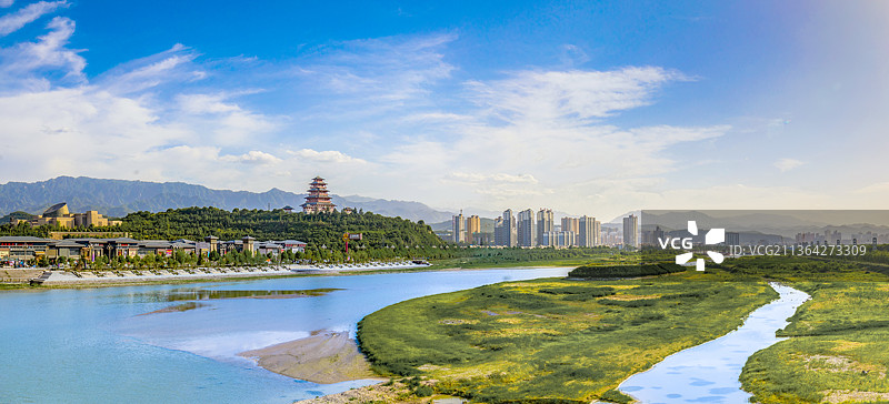 宝鸡城市风光图片素材