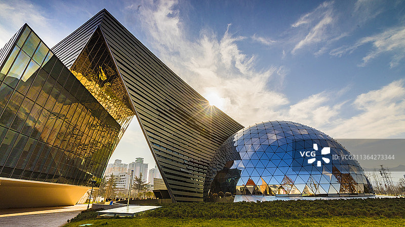 宝鸡城市风光图片素材