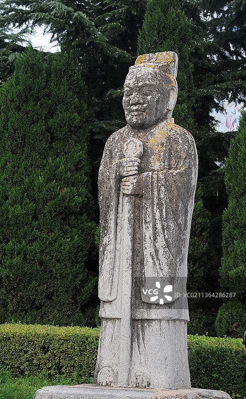 陕西咸阳乾陵神道石刻图片素材