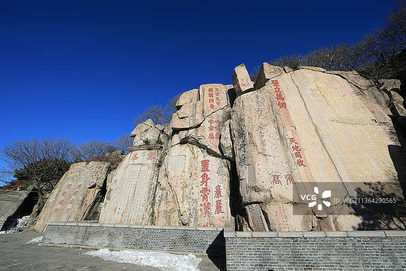 东岳泰山风光图片素材