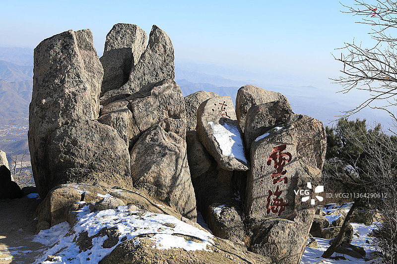 东岳泰山风光图片素材