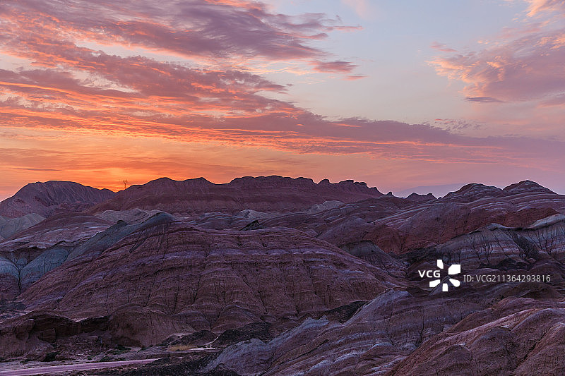 甘肃张掖七彩丹霞景区图片素材