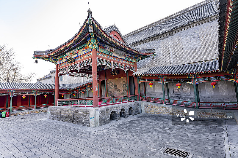 北京白云观古建筑道观图片素材