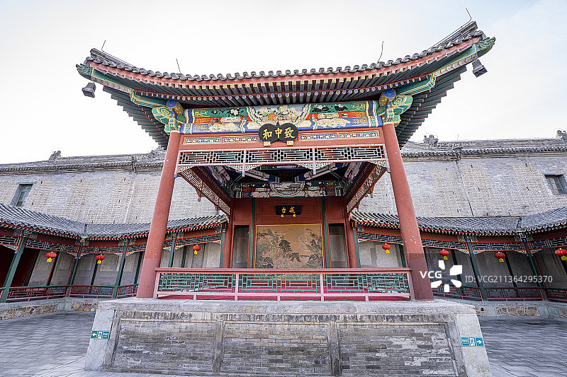 北京白云观古建筑道观图片素材