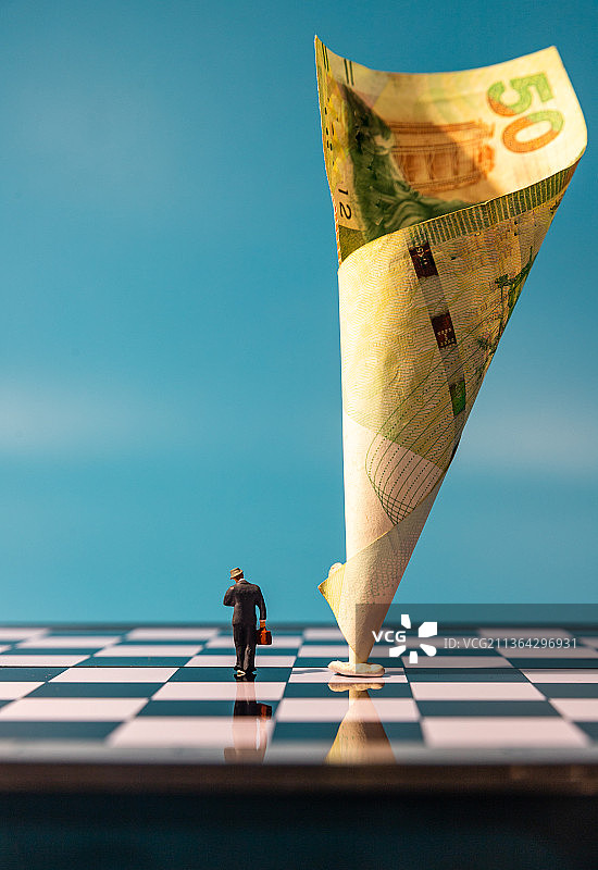 金钱与人生图片素材