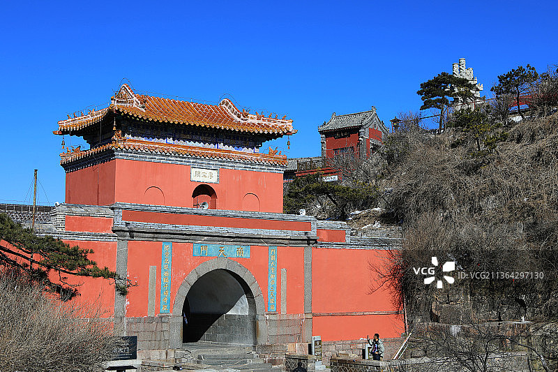 东岳泰山风光图片素材