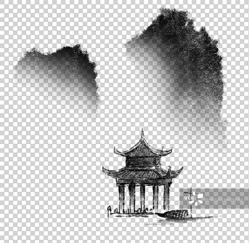 古城风景元素图片素材