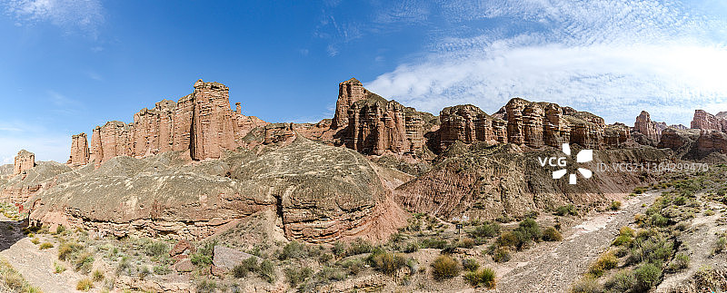 甘肃张掖冰沟丹霞景区图片素材