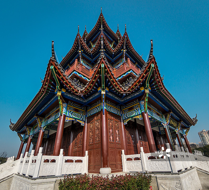 紫阳阁公园图片素材