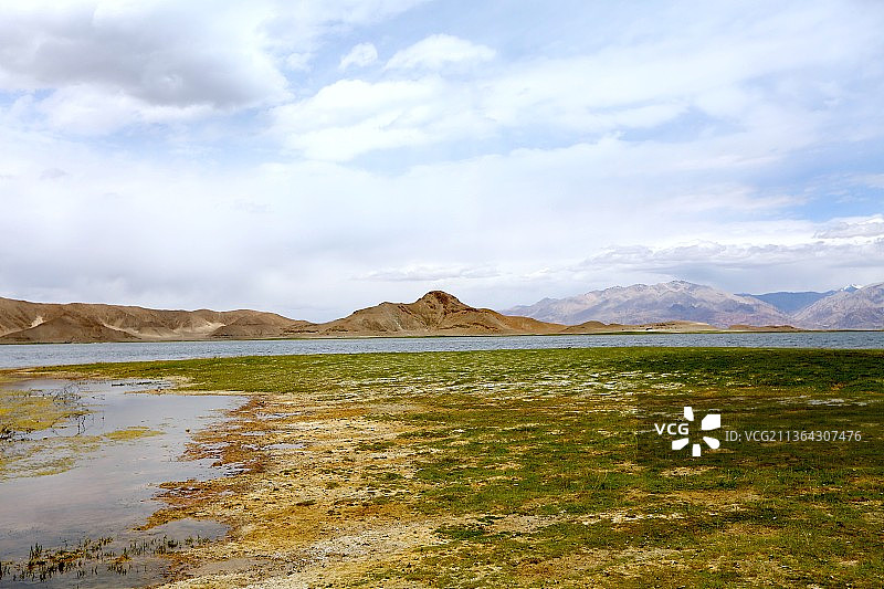 高原湖泊班公措图片素材