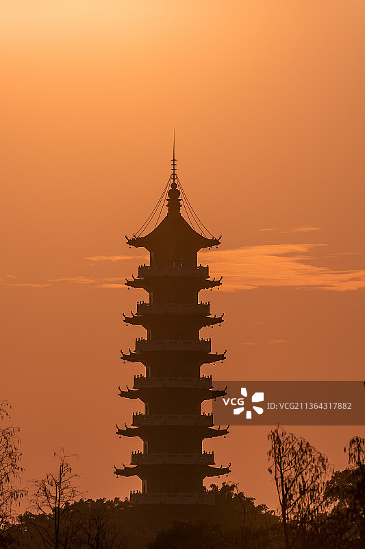 广东广州从化文峰塔图片素材