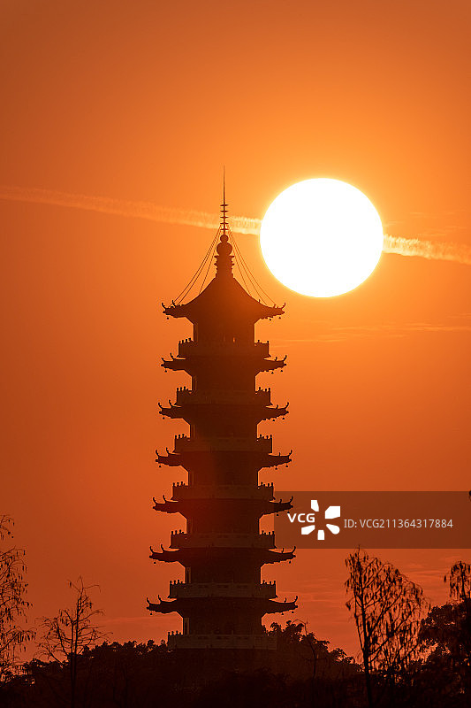 广东广州从化文峰塔图片素材