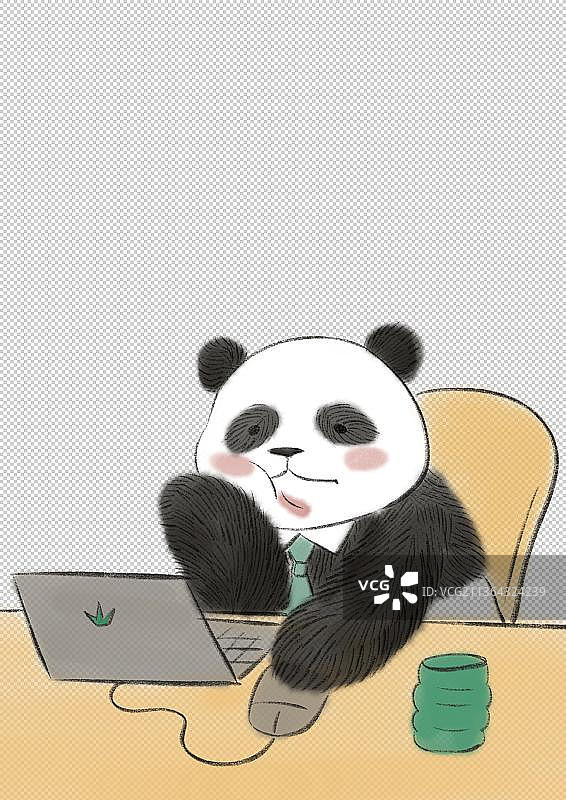 快乐熊猫图片素材