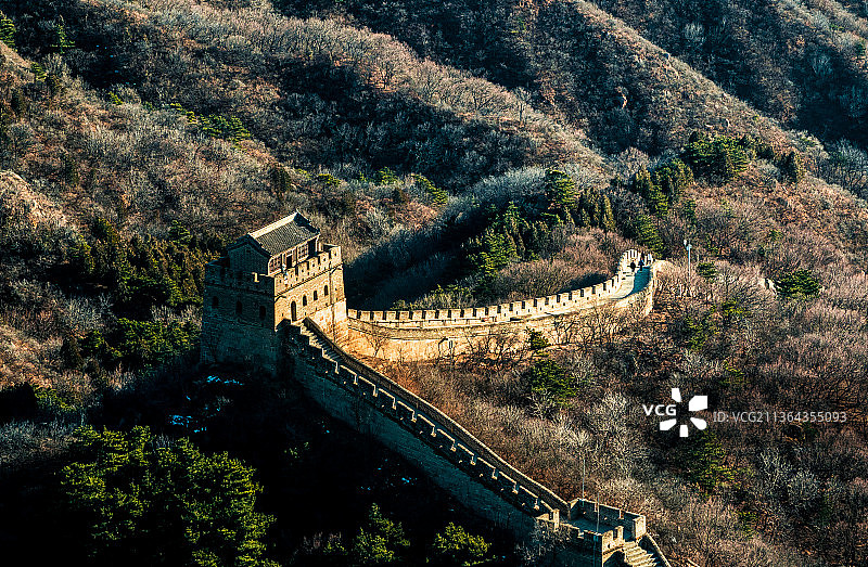 冬天的长城图片素材