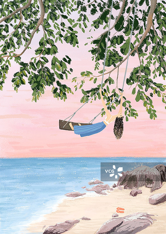 海边度假图片素材