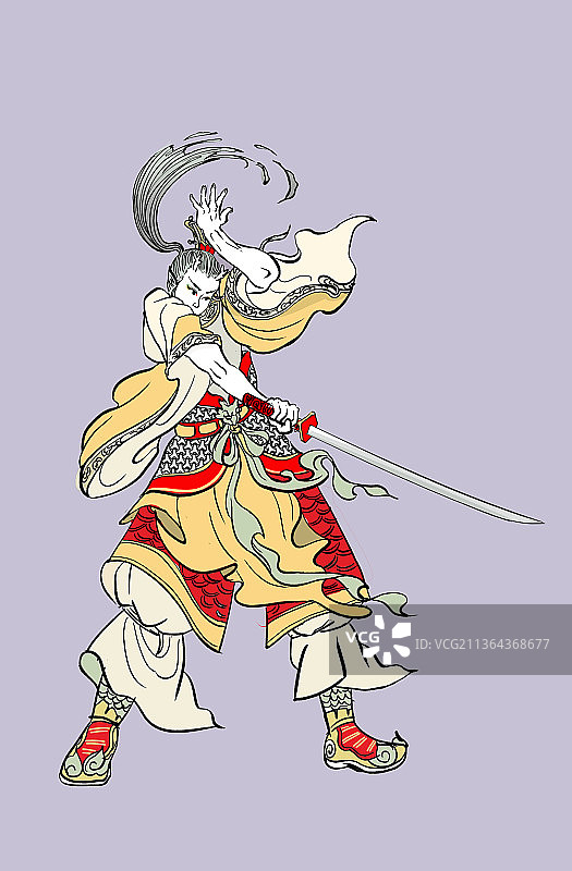 西游记人物画像图片素材