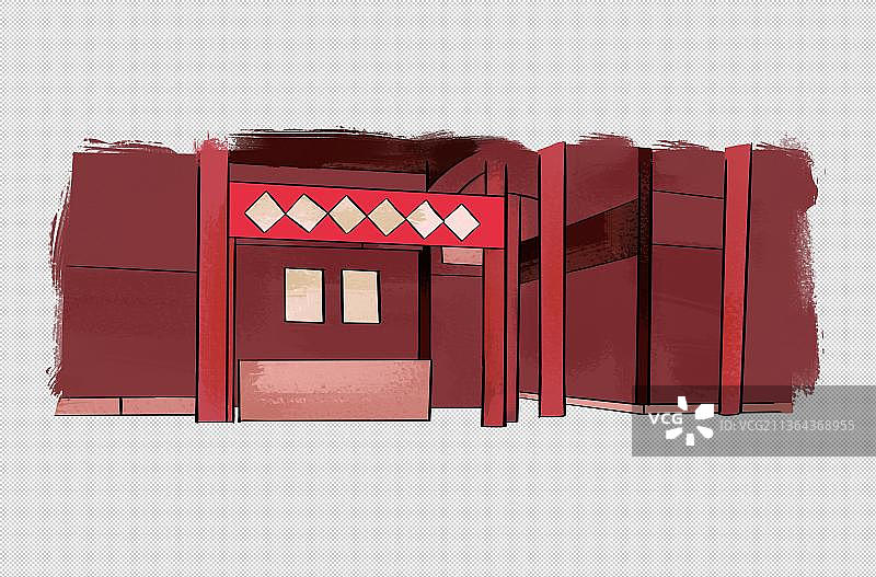 宣传标语 红色革命基地 开会场所 会议 故居旧址图片素材