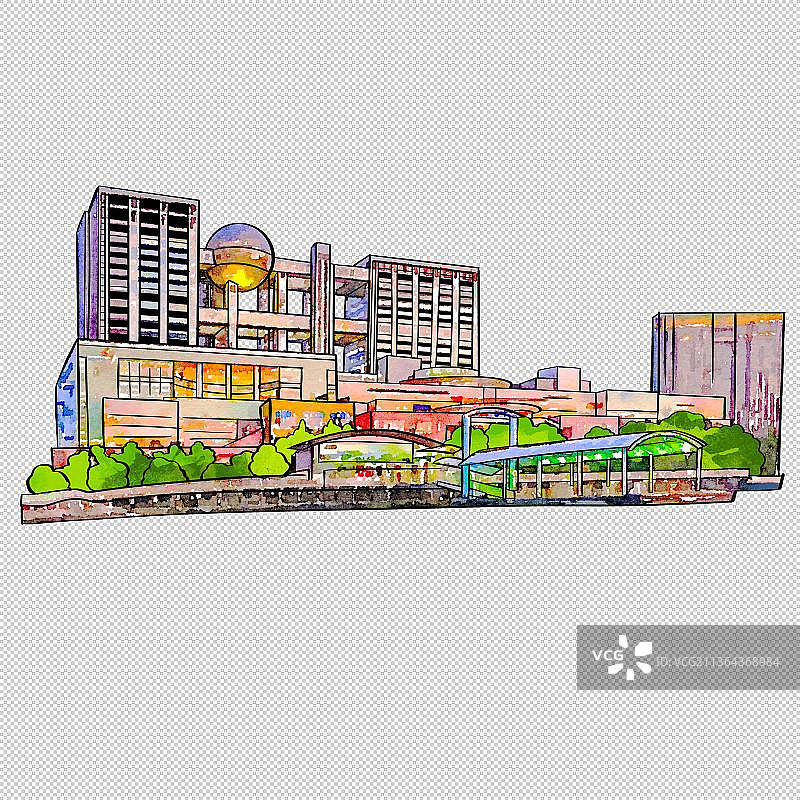 日本台场图片素材