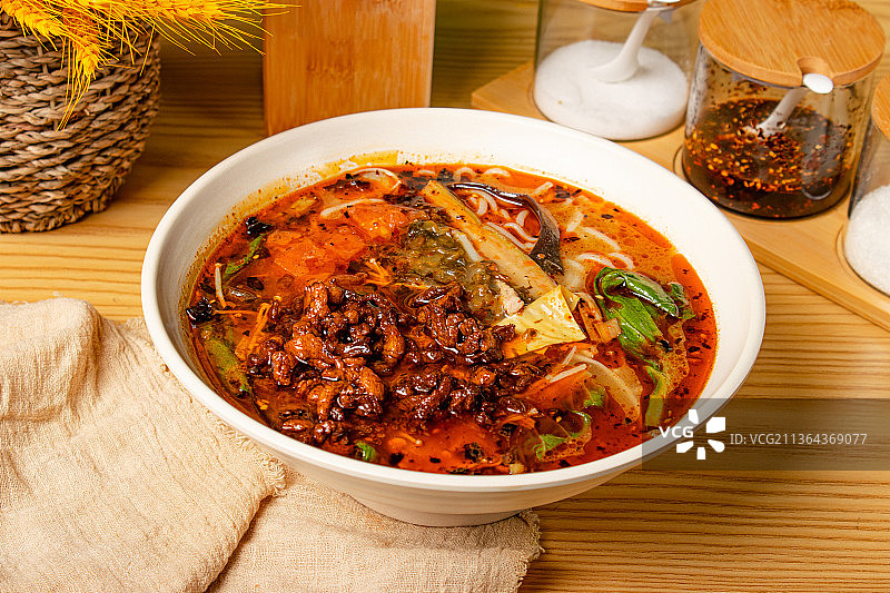 云南炸酱米线图片素材