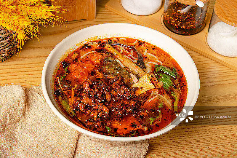 云南炸酱米线图片素材