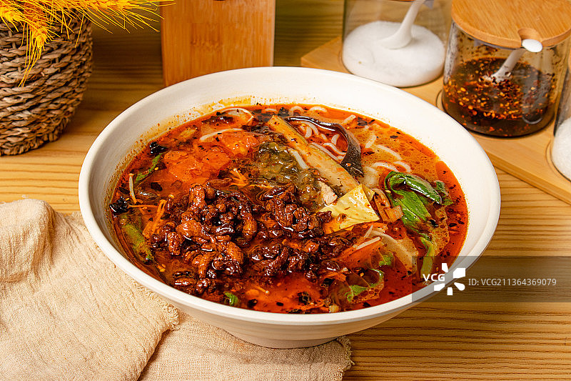 云南炸酱米线图片素材