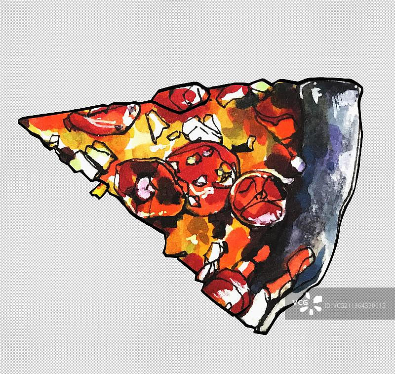 意大利披萨 墨鱼饼可丽饼 美食食物餐饮菜单饮食图片素材