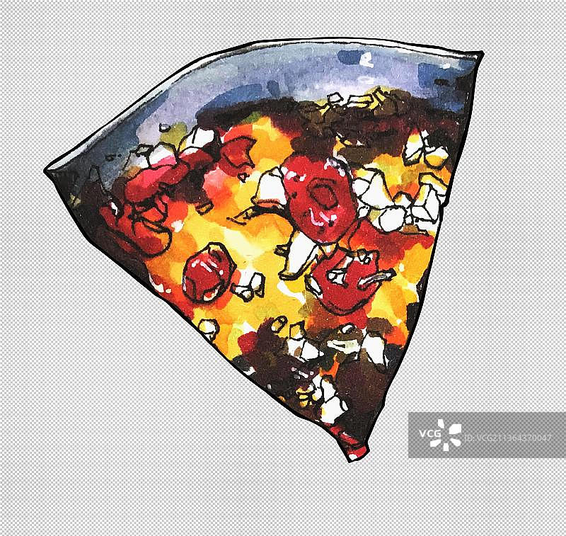 意大利披萨 墨鱼饼可丽饼 美食食物餐饮菜单饮食图片素材