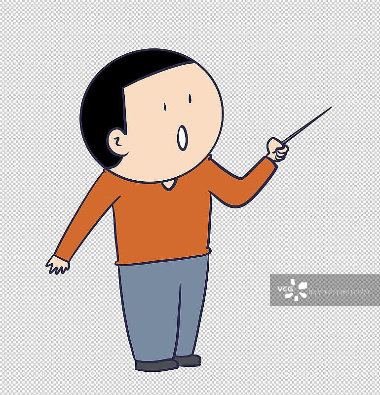 元素：指导上课的人物图片素材