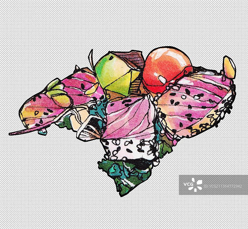 牛油果吞拿鱼沙拉轻食 沙拉菜 配餐美食食物餐饮菜单饮食图片素材