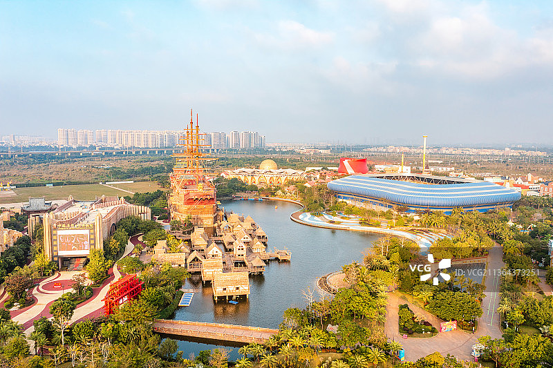 海口市秀英区长影环球100奇幻乐园图片素材