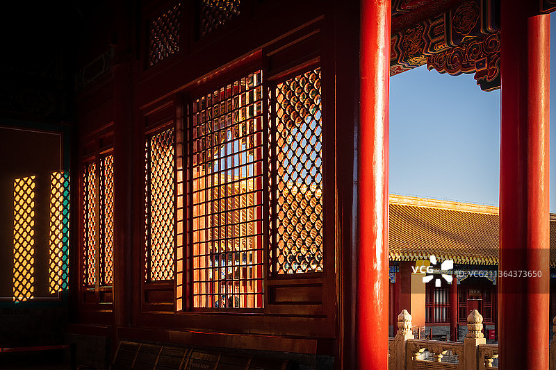 故宫宫殿光影图片素材