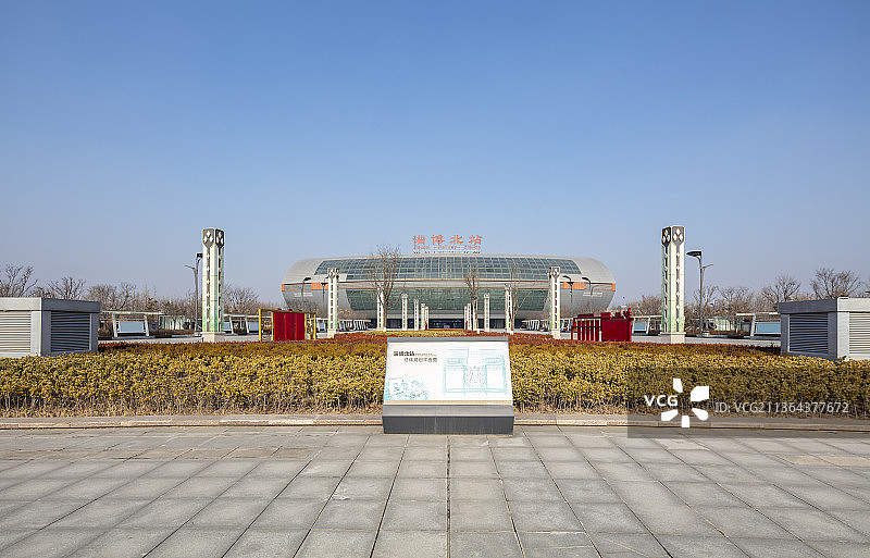 山东省淄博北站外景图片素材