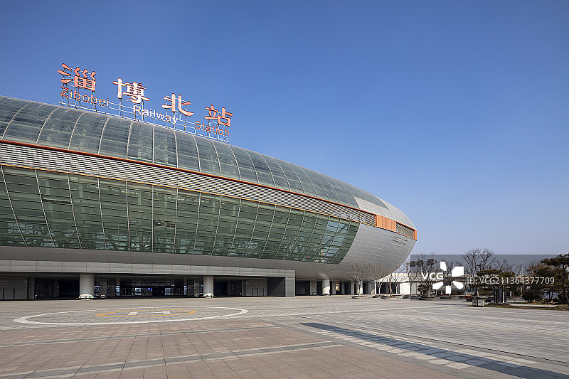 山东省淄博北站外景图片素材