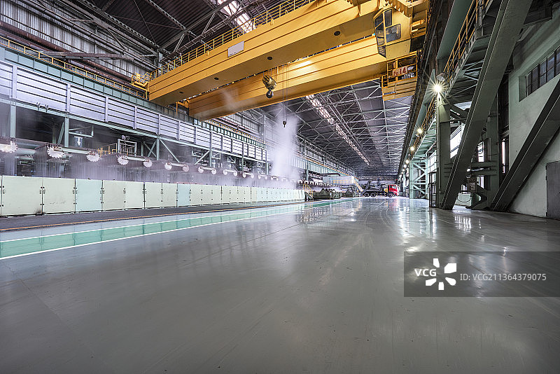 钢铁企业热轧工厂图图片素材