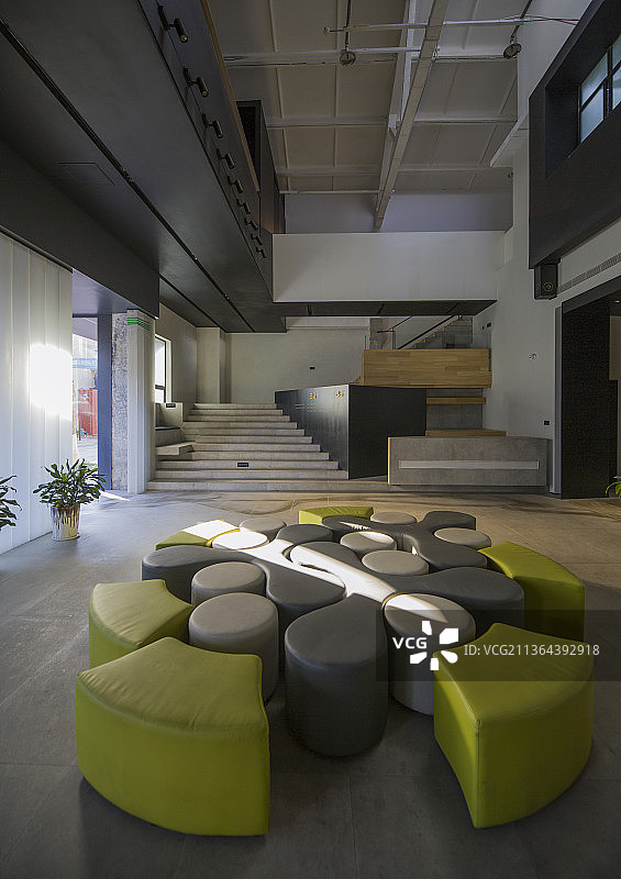 广角拍摄室内构造图图片素材