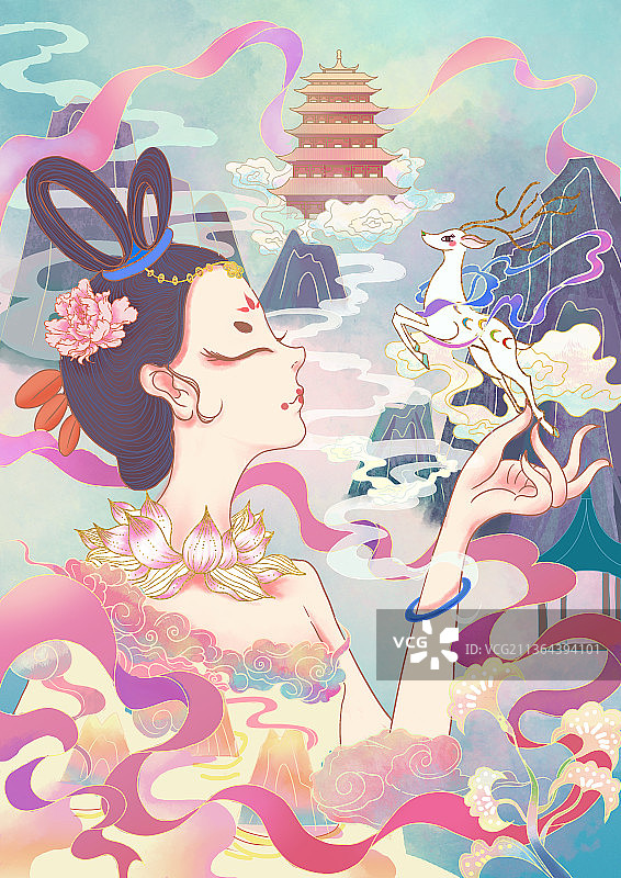 漠上花开图片素材