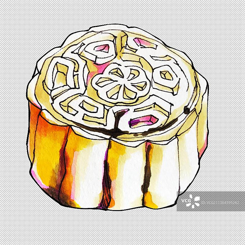 冰皮紫薯月饼 美食食物餐饮菜单饮食图片素材
