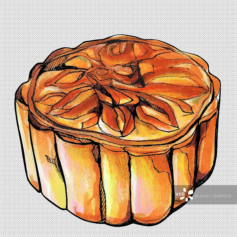 蛋黄莲蓉月饼 美食食物餐饮菜单饮食图片素材