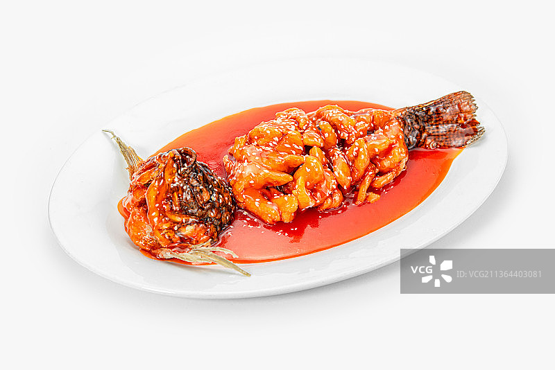 松鼠鲷鱼 酸甜鲷鱼 白底图图片素材