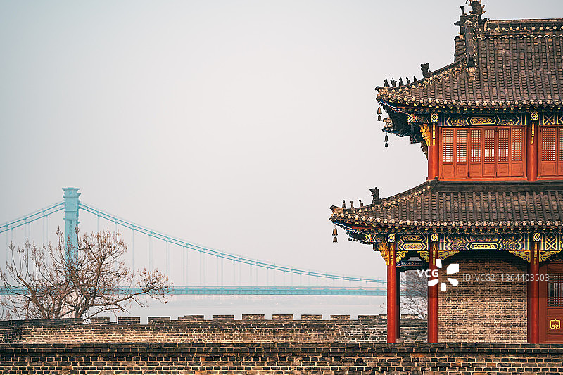 襄阳古城墙图片素材