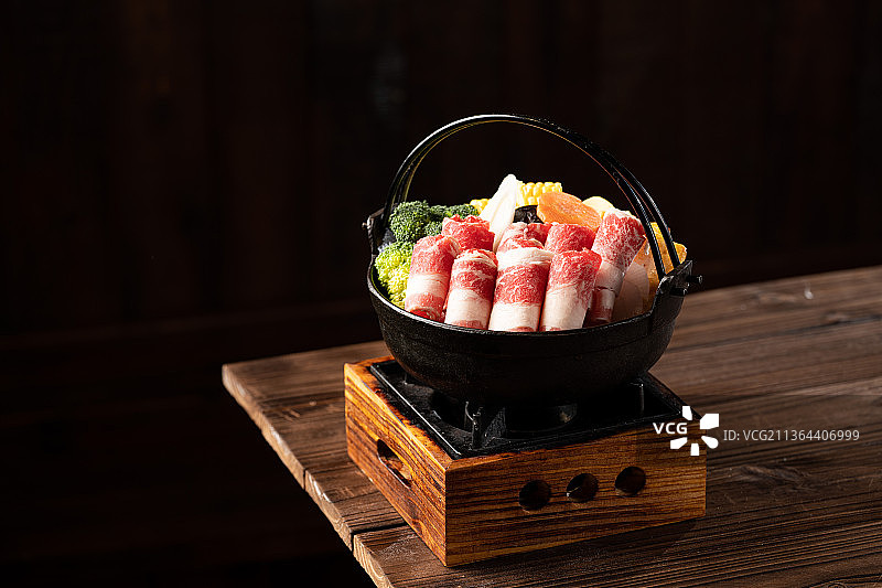 寿喜锅 日料 日式火锅 肥牛 锅底 日本美食 日本料理图片素材