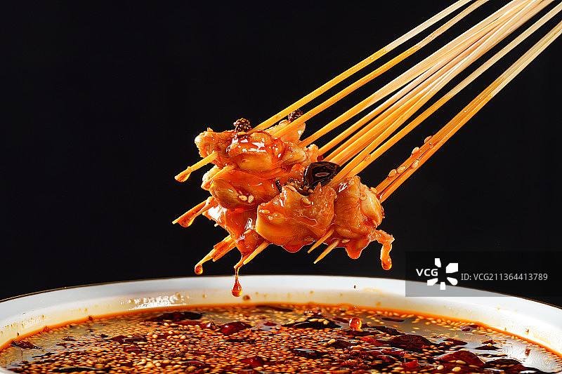 钵钵鸡 乐山美食 乐山钵钵鸡 红油钵钵鸡 钵钵鸡没有鸡 四川美食 传统美食 麻辣红油图片素材