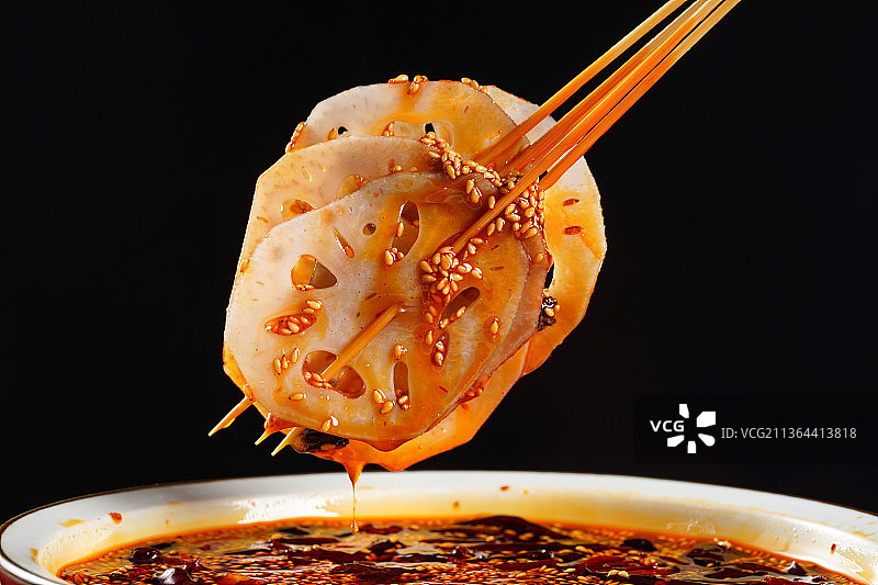 钵钵鸡 乐山美食 乐山钵钵鸡 红油钵钵鸡 钵钵鸡没有鸡 四川美食 传统美食 麻辣红油图片素材