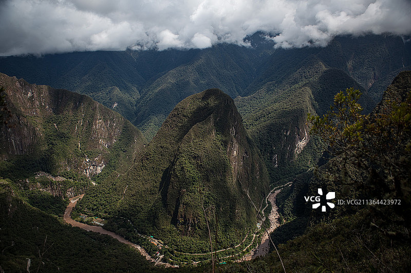 全景景观对天空图片素材