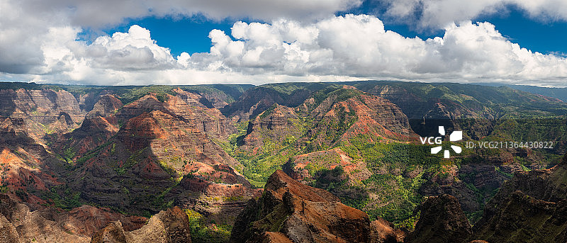 怀梅阿峡谷全景，美国怀梅阿峡谷州立公园景观图片素材