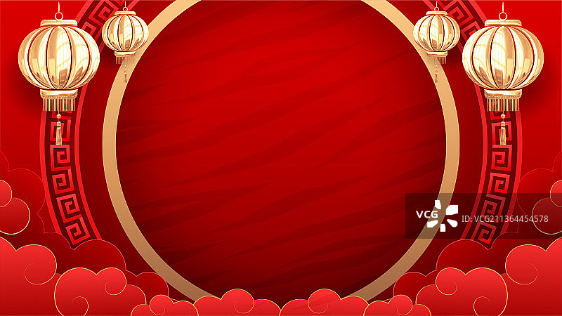 虎年春节新年年会背景图片素材