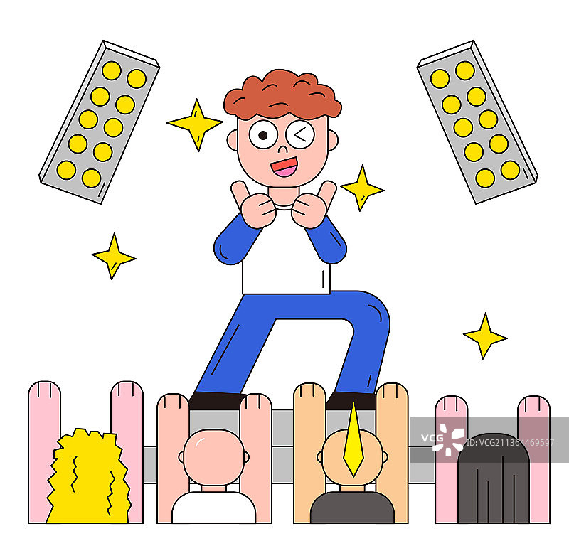 欢呼的人群图片素材