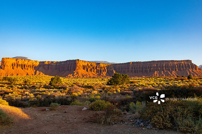 十月的国会礁国家公园图片素材